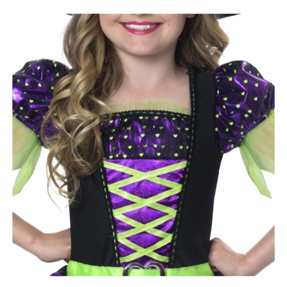 Girls Halloween Pretty Potion Witch Costume Size Small - Picture 6 of 7